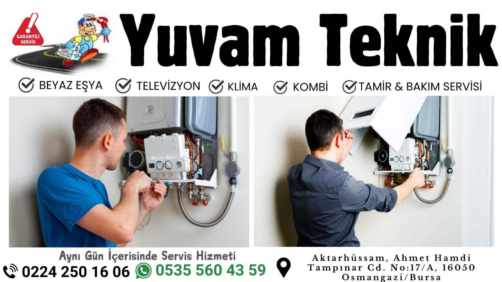 Osmangazi Kombi Bakım Ücreti
